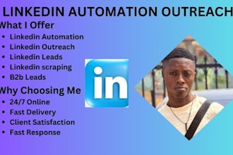 setup iinkedin automation iinkedin outreach b2b leads generation