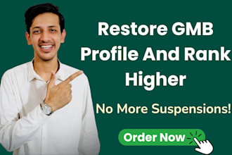 professionally reinstate and fix suspended google my business profile