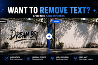 remove text and objects from your images
