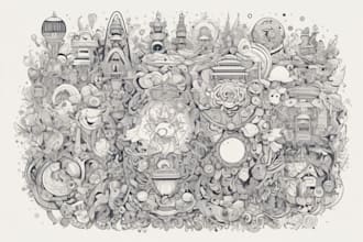draw doodle art and graphic icons and illustrations
