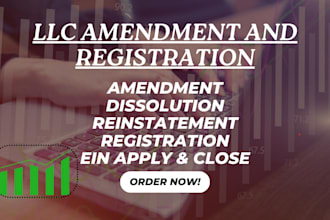 apply for ein dissolve reinstate llc amend address change business boi report