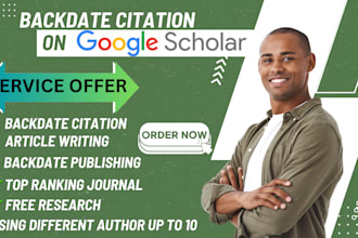do research writing, increase your citation google scholar backdated citations