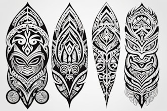 design your polynesian tribal tattoo