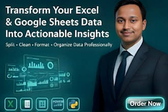 do data cleanup, merge, organize, clean excel spreadsheets with data formatting