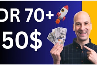 boost domain rating DR 70 ahref