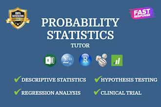 do probability statistics tutoring using spss excel rstudio