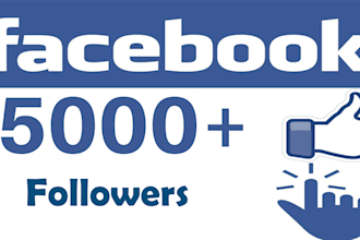 5,000 real facebook page followers organic growth