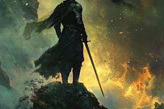 do fantasy book cover, thriller book cover design