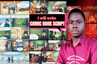 write your comic book, webtoon, or graphic novel script with engaging storylines