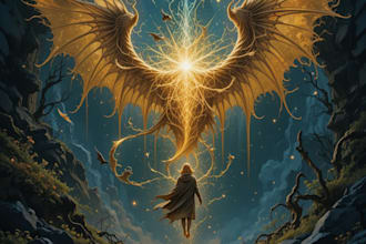 do design unique fantasy book cover art or cover art