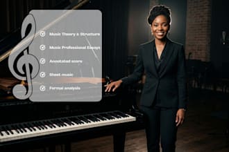 provide a professional music analysis, annotated score, or music theory essay