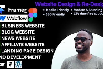 design and develop a stunning framer website for your business