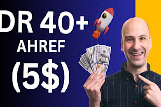 increase domain rating DR 40 ahref