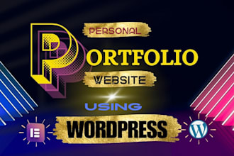 create personal portfolio website and business website with wordpress