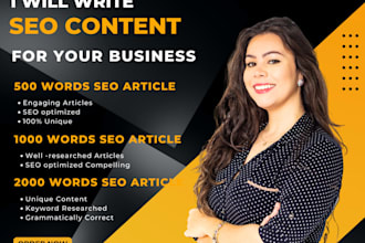do website copywriting for engaging  SEO friendly content