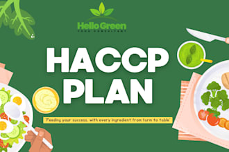 develope haccp, food safety plan for food business
