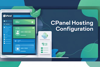 set up and configure your web hosting, cpanel, vps, wordpress