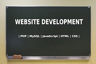 create custom PHP ecommerce website, web portal and admin  panel