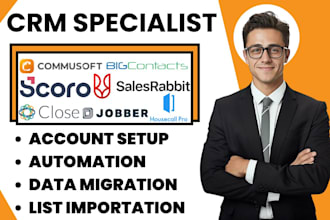 commusoft bigcontacts scoro salesrabbit close io jobber housecall pro automation