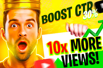 create click worthy youtube thumbnails to boost your CTR