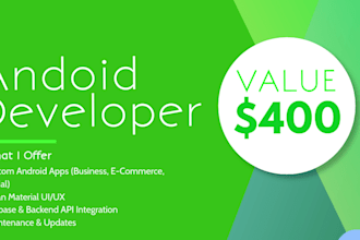 create, maintain and develop android application in kotlin