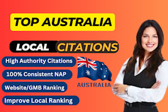 create australia local citations and directory submission