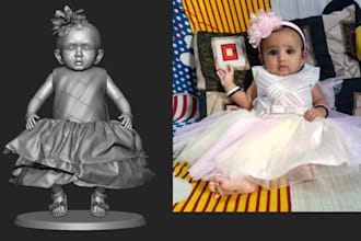 do 3d human likeness sculpting for 3d print