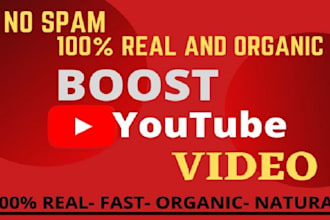 promote your youtube video promotion to gain 1 million views organically