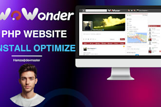 install customize and optimize your wowonder PHP website