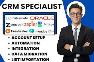 do salesmate billage oracle crm zendesk freshsales monday crm zapier integration