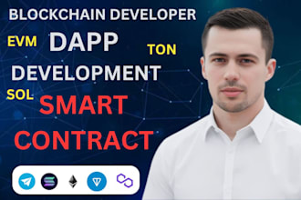 develop web3 dapps on solana evm sui for defi nft and gaming projects