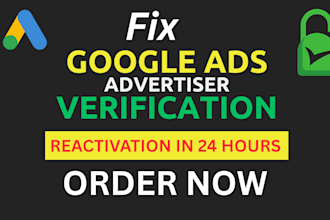 do google ads advertiser verification within a 24 hours account suspended issue