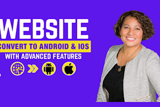 convert website to app, android app and ios app