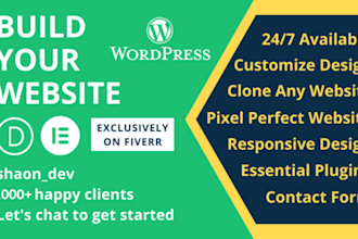 build wordpress website wordpress website design