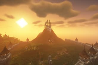 build survival or creative style minecraft builds