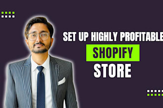 design shopify store, set up shopify website, redesign shopify store