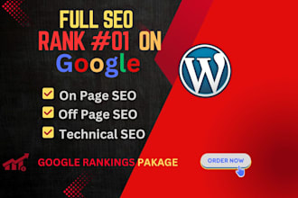 do complete monthly seo service for google top ranking