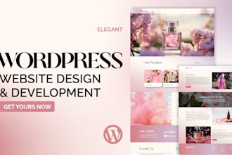design and develop a responsive wordpress website