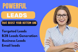 do b2b lead generation, sales leads, business leads, prospect list, email leads