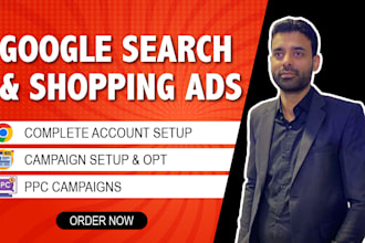 be your google ads campaign manager, PPC expert