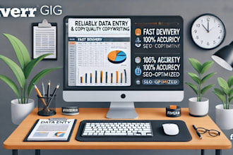 provide high quality data entry and admin support