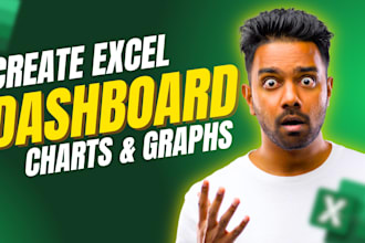 create excel dashboard with customized charts and graphs