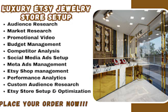 setup luxury etsy jewelry store etsy jewelry shop setup etsy store customization