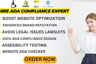 add ada compliance features to your shopify or wix website or wordpress website