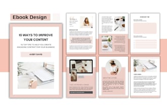 design ebook, workbook, lead magnet and pdfs