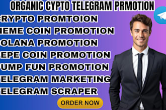 crypto telegram promotion, solana, memecoin, telegram subscribers
