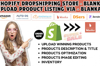 add product bulk listing to shopify wix etsy products upload autods dropshipping