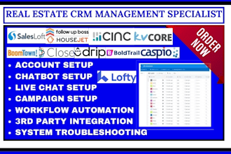setup real estate crm lofty boldtrail kvcore followup boss drip capsule popl crm