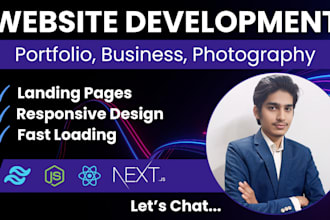 build personal portfolio website or photography website