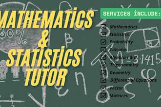 help in math, statistics, algebra, trigonometry, mathematics